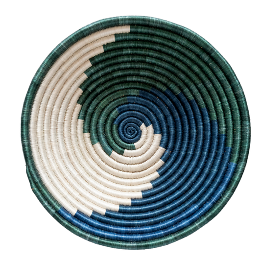 Umuraba Swirl Woven Storage Basket