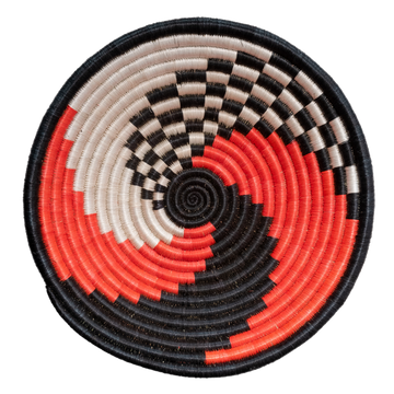 Inkota Pixel Swirl Woven Storage Basket