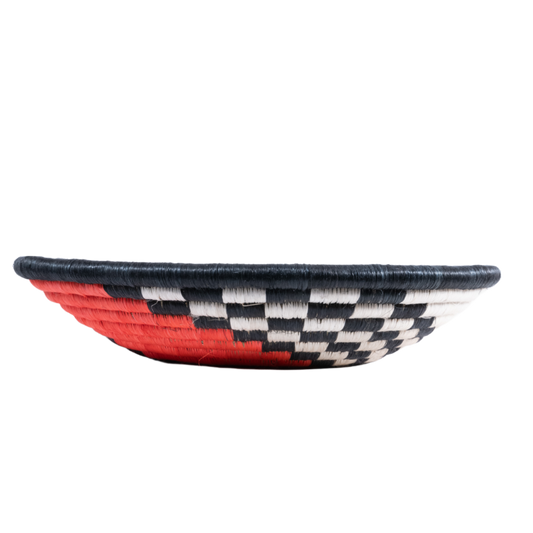Inkota Pixel Swirl Woven Storage Basket