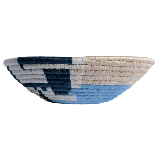 Pinto Blue Woven Storage Basket